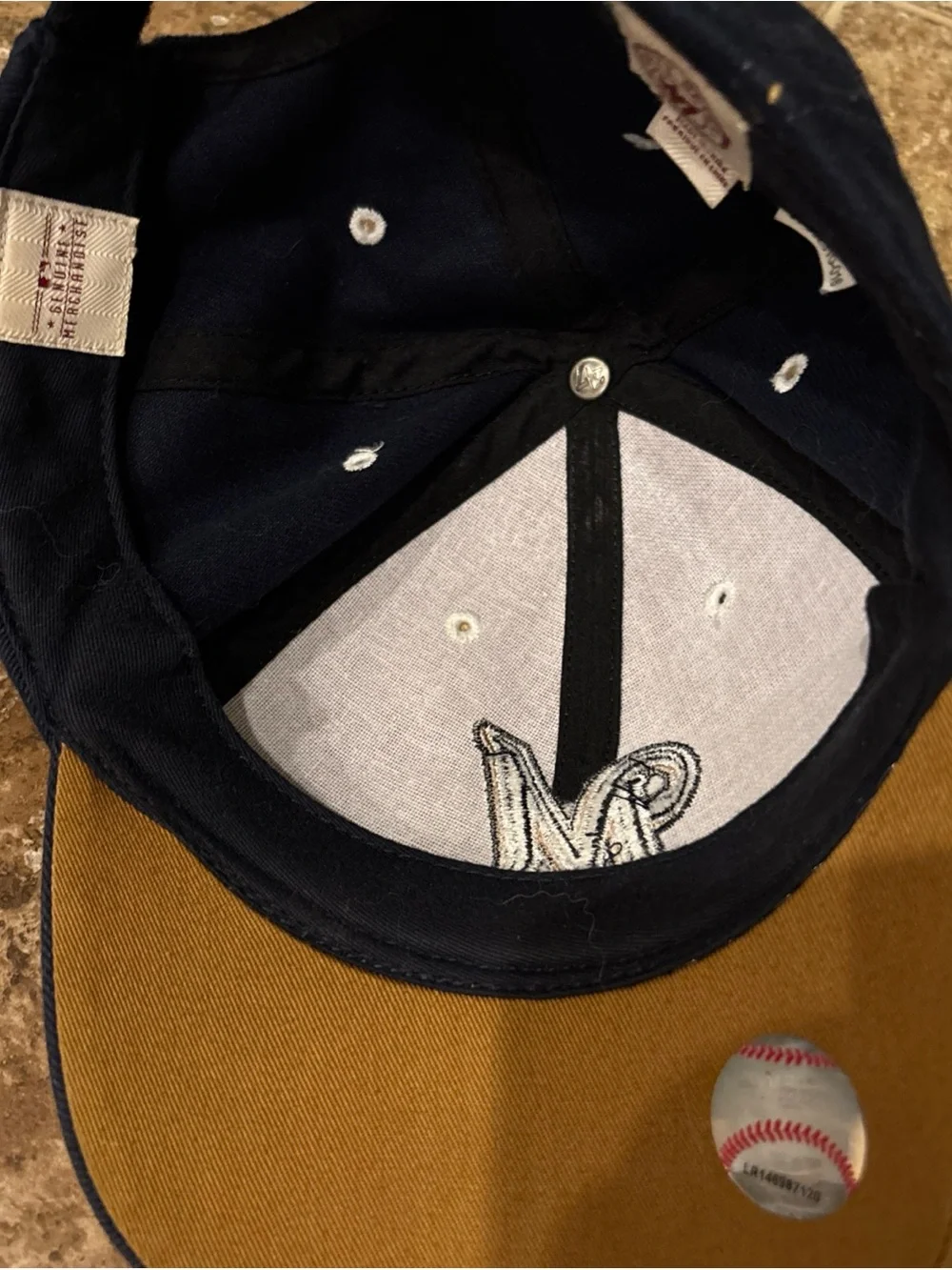 Milwaukee Kids Brown and Black Baseball Cap with Mascot